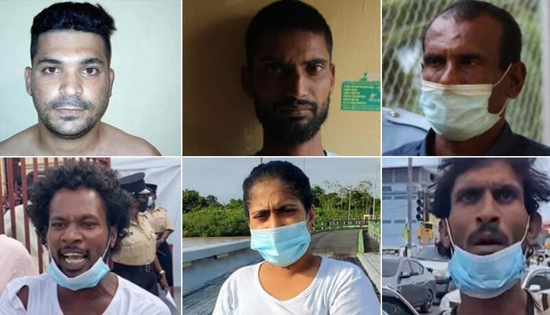Accused murderers guyana press