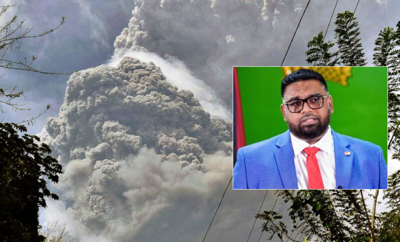 St Vincent Based Guyanese Refuses Evacuation