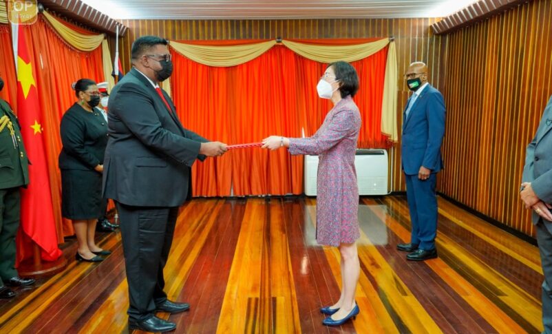 Irfaan ali Guyana press china