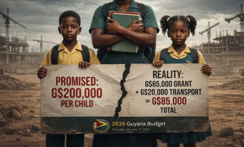 Guyana Cash Grant Shortfall