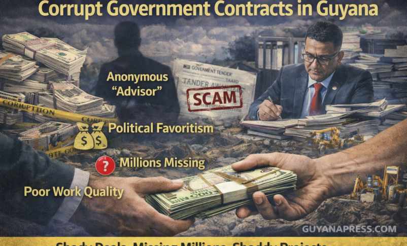 Guyana padded contracts and kickbacks